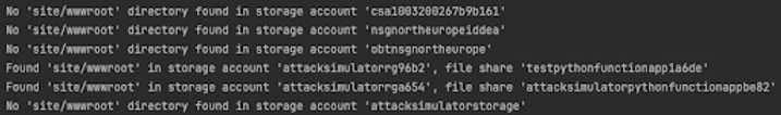 Simple script to enumerate all storage accounts