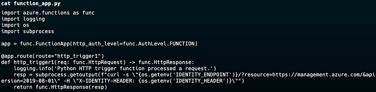 Modify function app code to get the Function App Managed Identity’s access token